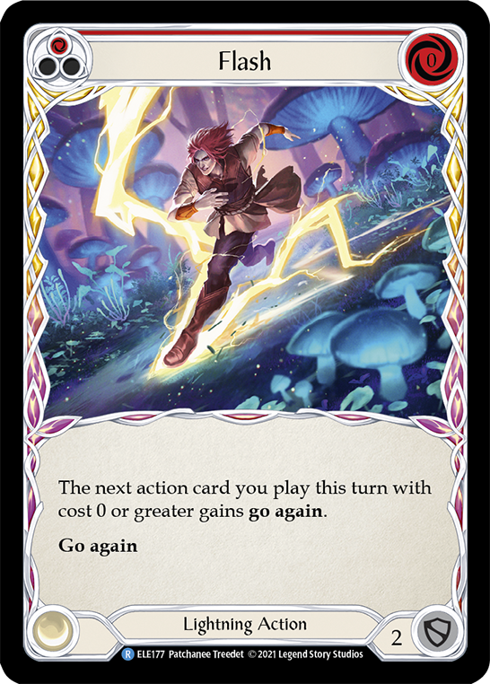 Flash (Red) [Tales of Aria 1st Edition] 1st Edition Rainbow Foil