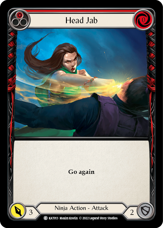 Head Jab (Red) [Outsiders] (Katsu Blitz Deck)