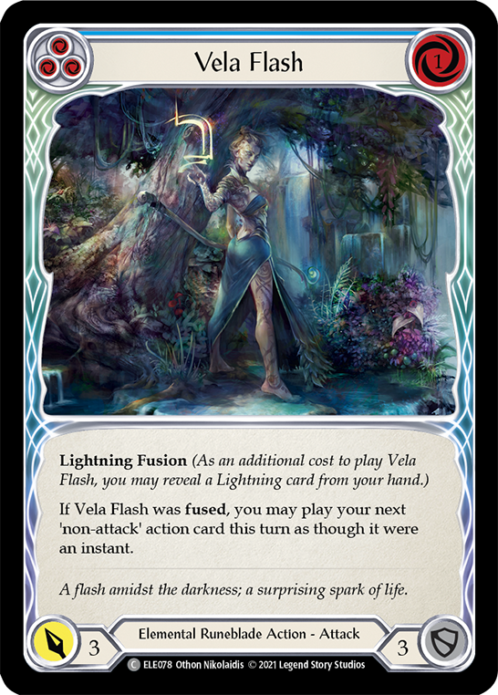 Vela Flash (Blue) [Tales of Aria 1st Edition] 1st Edition Normal
