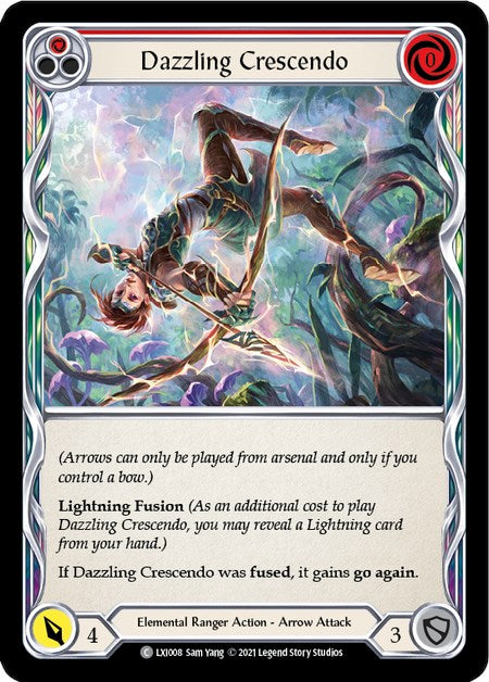 Dazzling Crescendo (Red) [Tales of Aria Blitz Deck] 1st Edition Normal