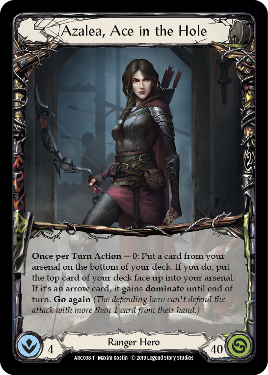 Azalea, Ace in the Hole [Arcane Rising 1st Edition] 1st Edition Normal