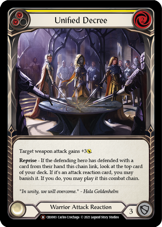 Unified Decree [Crucible of War Unlimited] Unlimited Rainbow Foil
