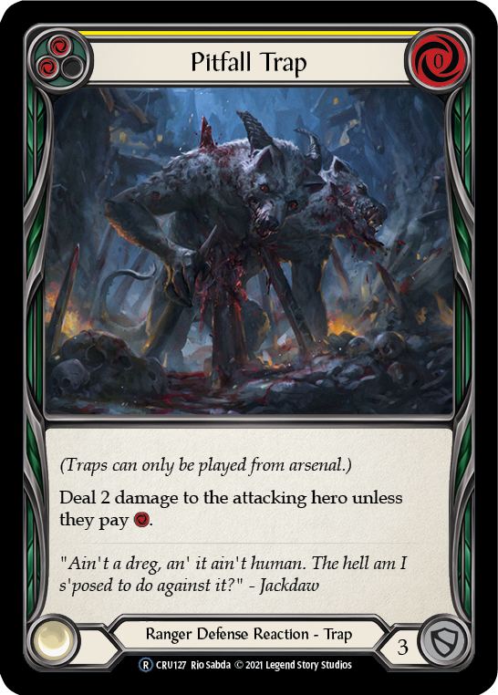 Pitfall Trap [Crucible of War Unlimited] Unlimited Rainbow Foil