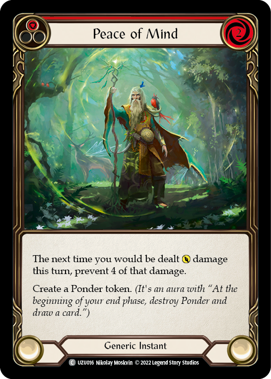 Peace of Mind (Red) [Outsiders] (Uzuri Blitz Deck)