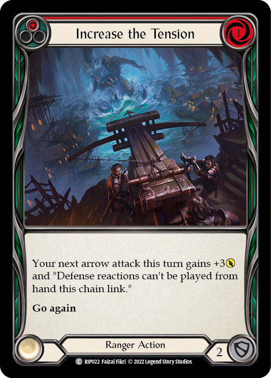 Increase the Tension (Red) [Outsiders] (Riptide Blitz Deck)