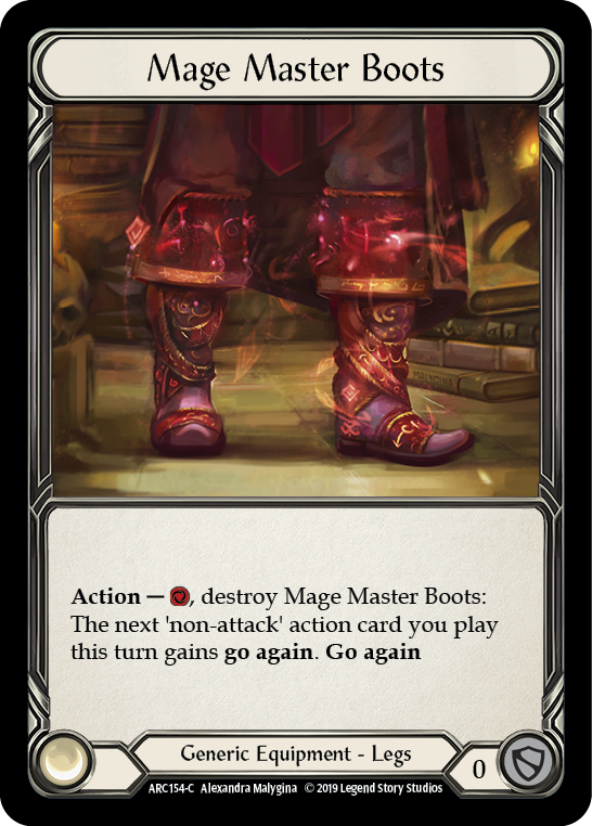 Mage Master Boots [Arcane Rising 1st Edition] 1st Edition Normal