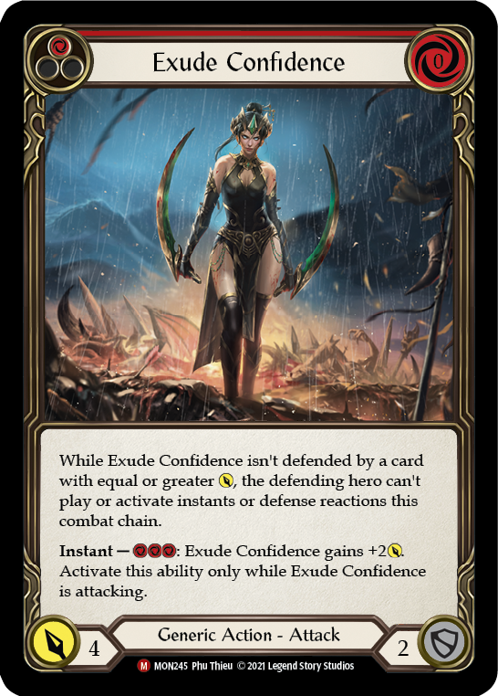 Exude Confidence [Monarch 1st Edition] 1st Edition Rainbow Foil