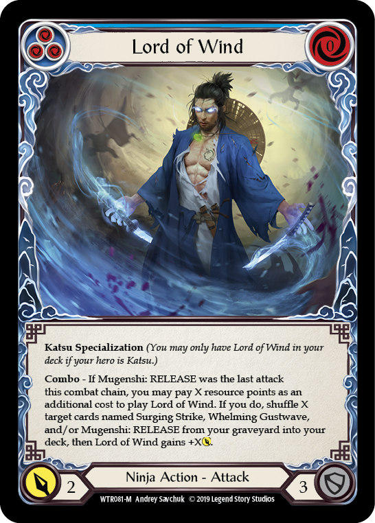 Lord of Wind [Welcome to Rathe 1st Edition] Alpha Print Rainbow Foil