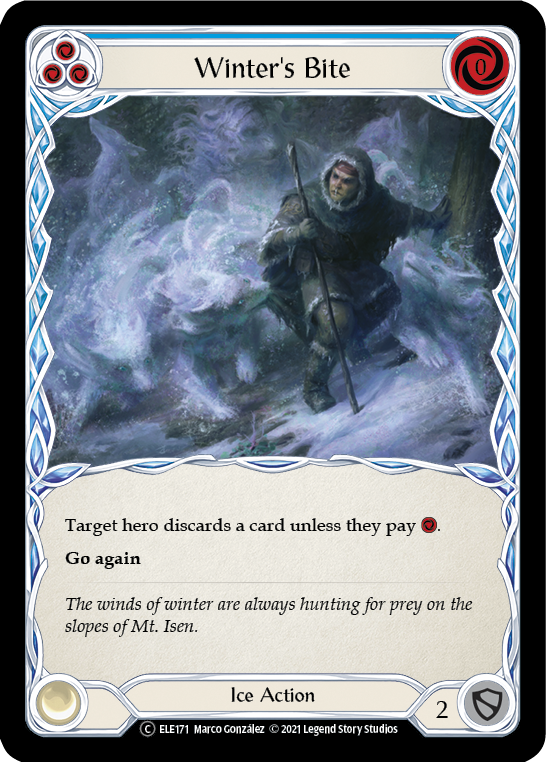Winter's Bite (Blue) [Tales of Aria Unlimited] Unlimited Rainbow Foil