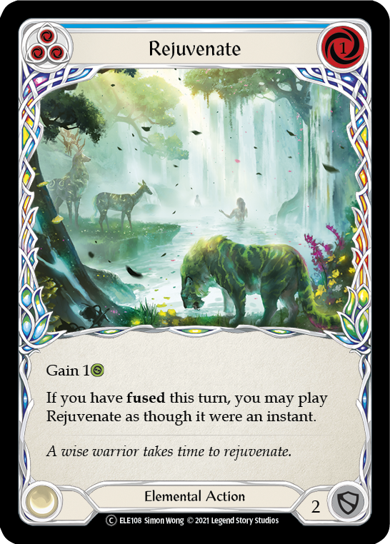 Rejuvenate (Blue) [Tales of Aria Unlimited] Unlimited Rainbow Foil