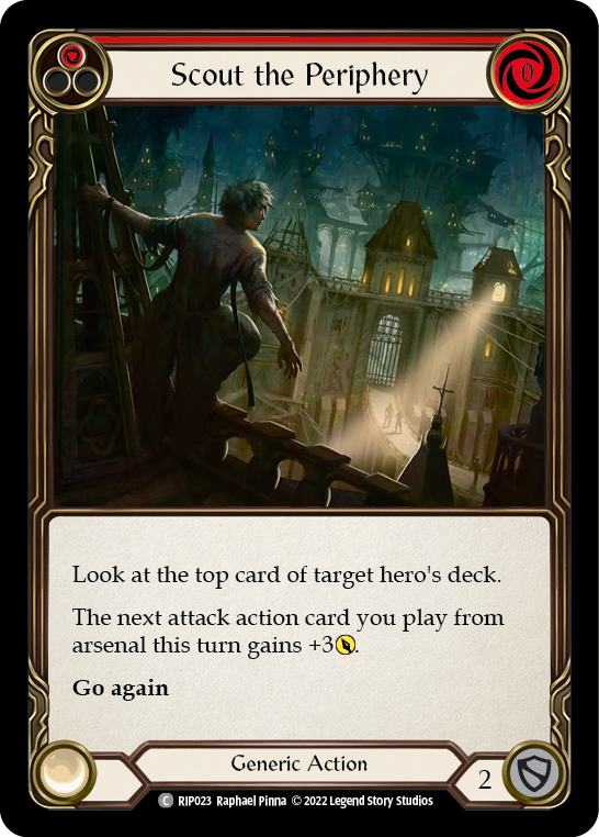 Scout the Periphery (Red) [Outsiders] (Riptide Blitz Deck)