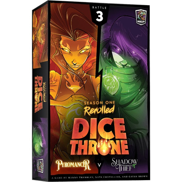 Dice Throne seas.1 battle 3- Pyromancer/Shadow Thief (EN)