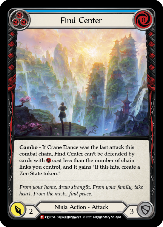 Find Center [Crucible of War 1st Edition] 1st Edition Rainbow Foil