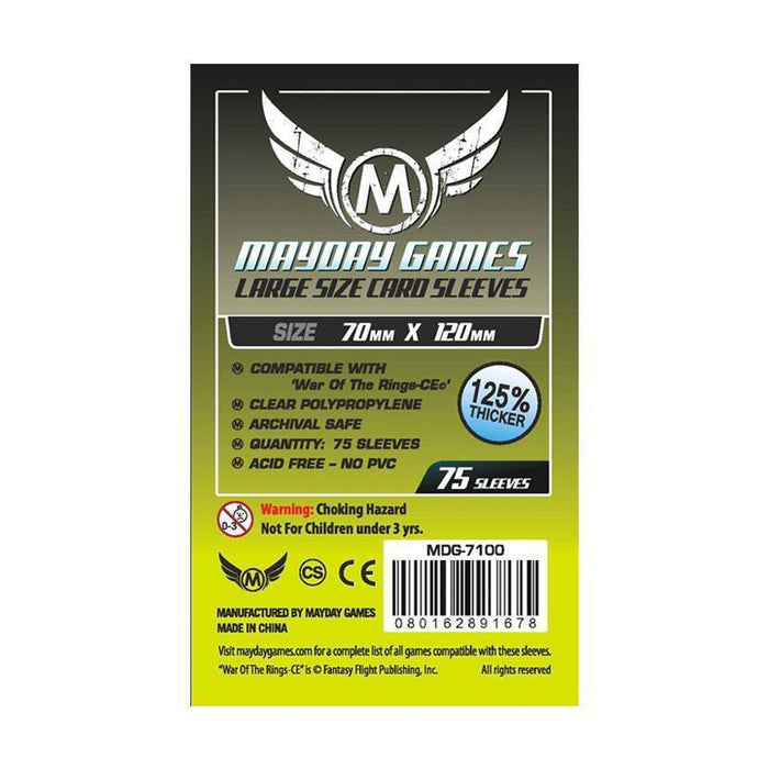 MAYDAY THICK SLEEVES 70mm X 120mm 75CT