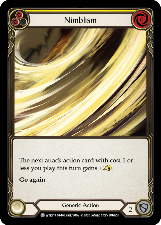 Nimblism (Yellow) [Welcome to Rathe Unlimited] Unlimited Rainbow Foil