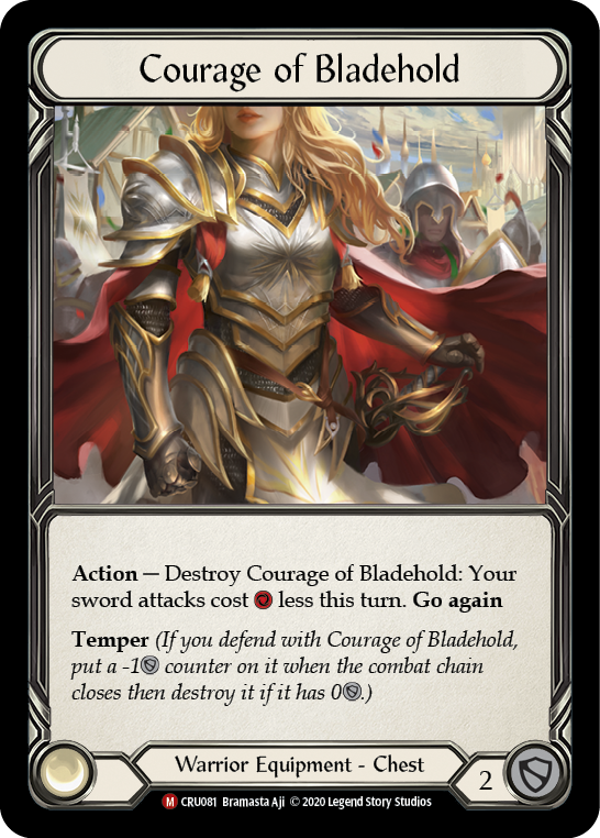 Courage of Bladehold [Crucible of War 1st Edition] 1st Edition Normal