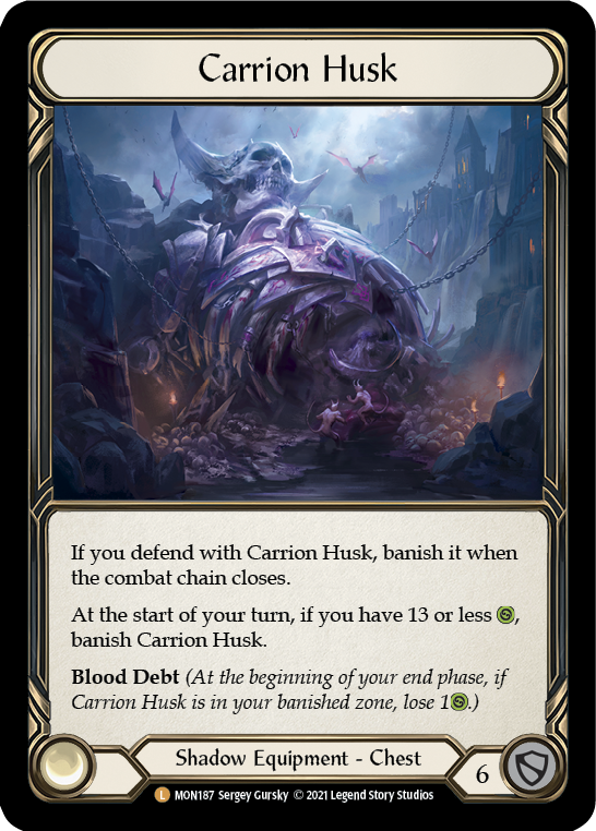 Carrion Husk [Monarch 1st Edition] 1st Edition Cold Foil
