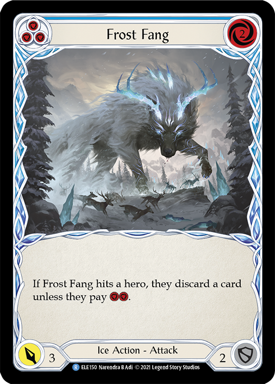 Frost Fang (Blue) [Tales of Aria 1st Edition] 1st Edition Rainbow Foil