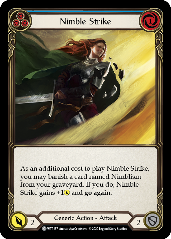 Nimble Strike (Blue) [Welcome to Rathe Unlimited] Unlimited Normal