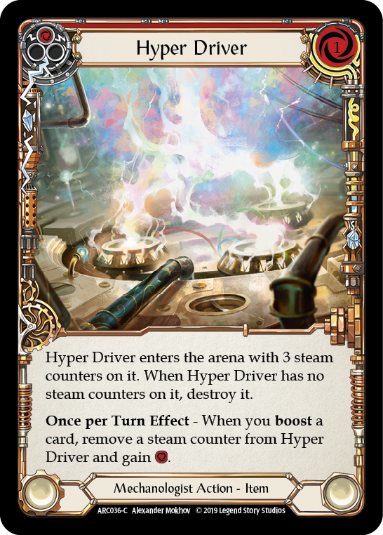 Hyper Driver [Arcane Rising 1st Edition] 1st Edition Rainbow Foil