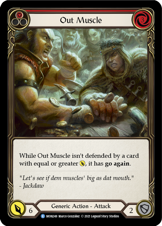 Out Muscle (Red) [Monarch 1st Edition] 1st Edition Normal