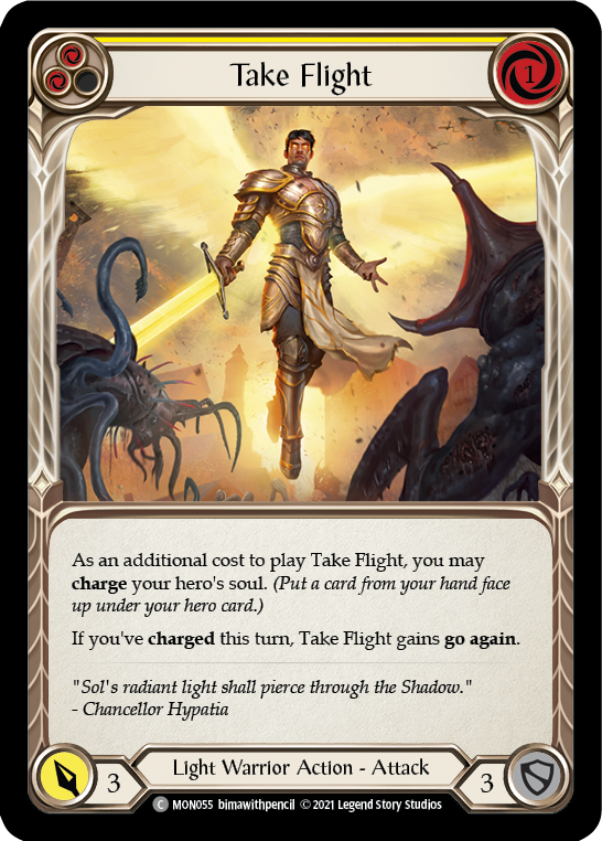 Take Flight (Yellow) [Monarch 1st Edition] 1st Edition Normal