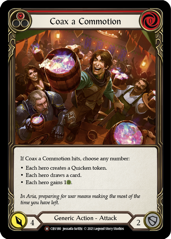 Coax a Commotion [Crucible of War Unlimited] Unlimited Rainbow Foil