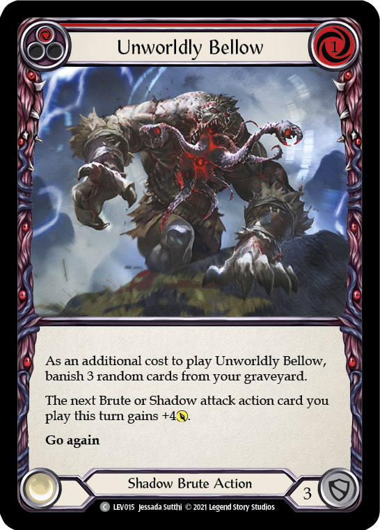Unworldly Bellow (Red) [Monarch Blitz Deck]