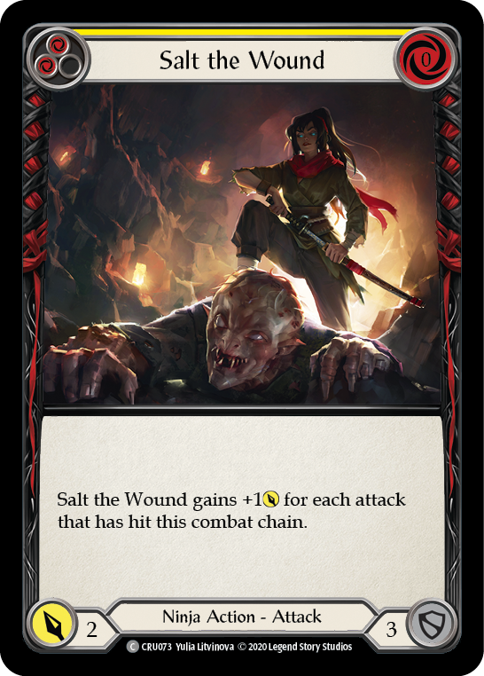 Salt the Wound [Crucible of War 1st Edition] 1st Edition Rainbow Foil