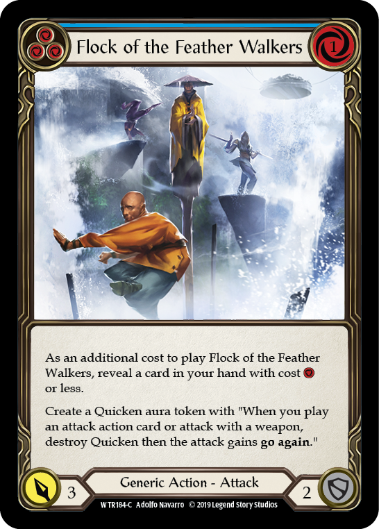 Flock of the Feather Walkers (Blue) [Welcome to Rathe 1st Edition] Alpha Print Normal