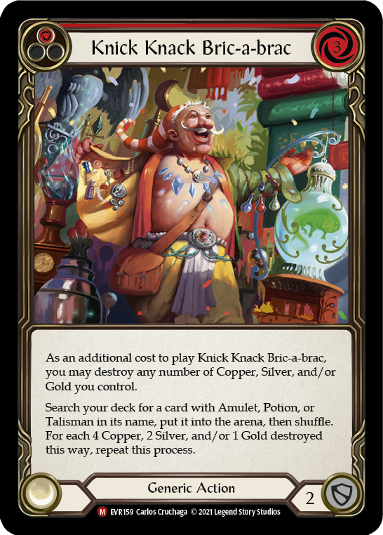 Knick Knack Bric-a-brac [Everfest] 1st Edition Rainbow Foil