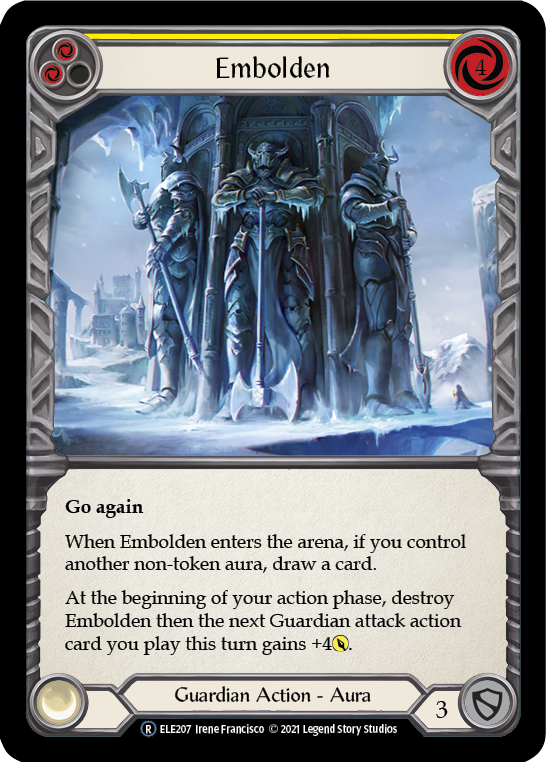 Embolden (Yellow) [Tales of Aria Unlimited] Unlimited Rainbow Foil
