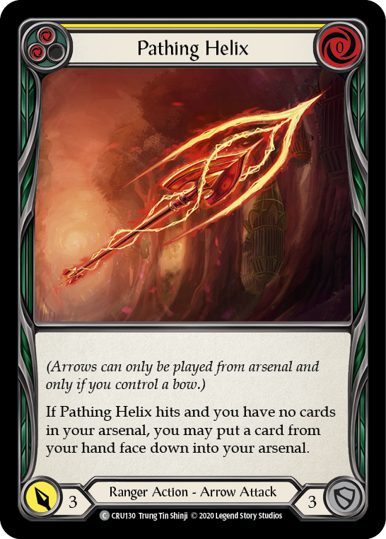 Pathing Helix (Yellow) [Crucible of War 1st Edition] 1st Edition Normal