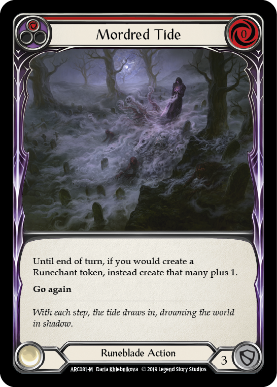 Mordred Tide [Arcane Rising 1st Edition] 1st Edition Rainbow Foil