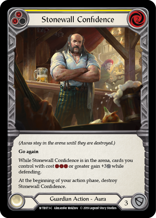 Stonewall Confidence (Yellow) [Welcome to Rathe 1st Edition] Alpha Print Rainbow Foil