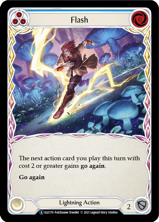 Flash (Blue) [Tales of Aria Unlimited] Unlimited Rainbow Foil