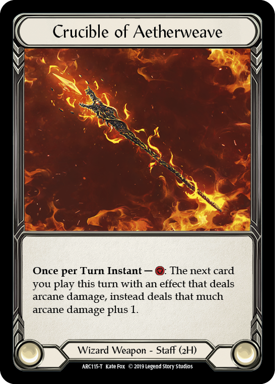 Crucible of Aetherweave [Arcane Rising 1st Edition] 1st Edition Normal