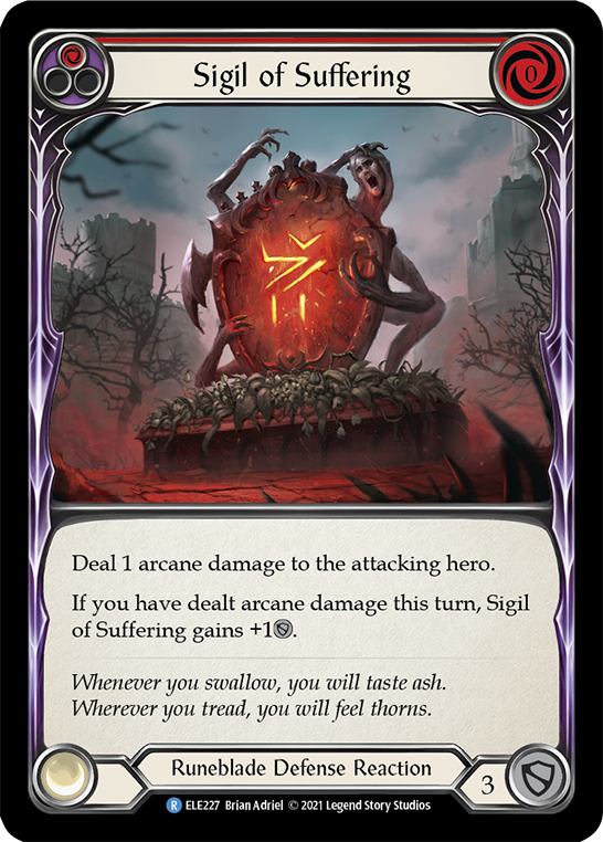 Sigil of Suffering (Red) [Tales of Aria 1st Edition] 1st Edition Normal