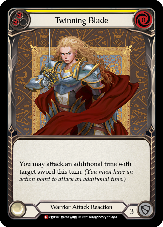 Twinning Blade [Crucible of War 1st Edition] 1st Edition Normal