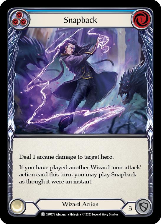 Snapback (Blue) [Crucible of War 1st Edition] 1st Edition Normal