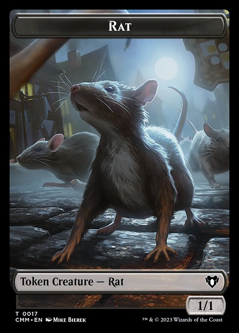The Monarch // Rat Double-Sided Token [Commander Masters Tokens]