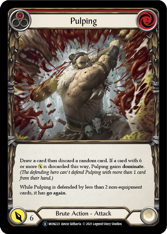 Pulping (Red) [Monarch Unlimited] Unlimited Rainbow Foil