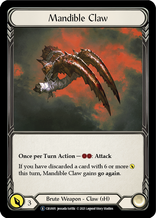 Mandible Claw [Crucible of War Unlimited] Unlimited Rainbow Foil