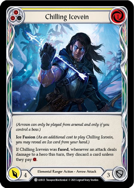 Chilling Icevein (Yellow) [Tales of Aria Blitz Deck] 1st Edition Normal