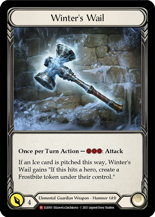Winter's Wail [Tales of Aria 1st Edition] 1st Edition Cold Foil