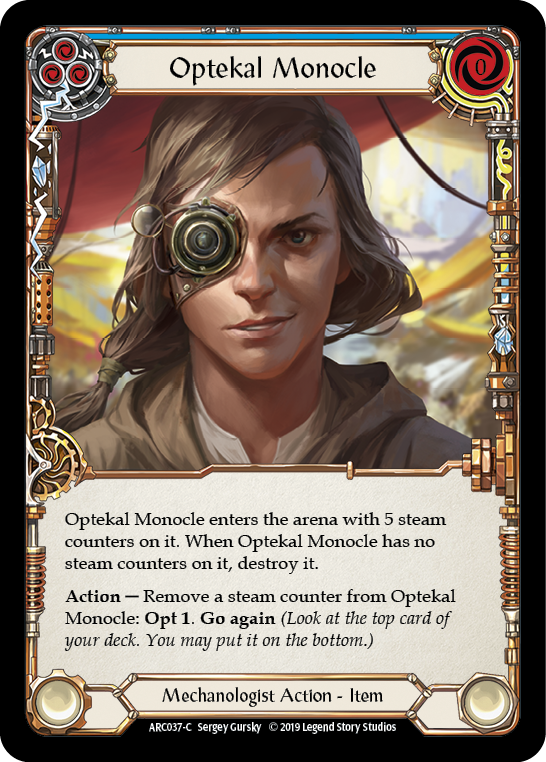 Optekal Monocle [Arcane Rising 1st Edition] 1st Edition Normal