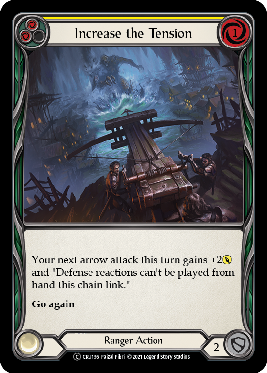 Increase the Tension (Yellow) [Crucible of War Unlimited] Unlimited Rainbow Foil