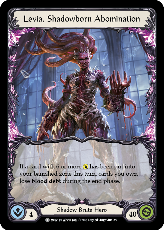 Levia, Shadowborn Abomination // Levia [Monarch 1st Edition] 1st Edition Normal