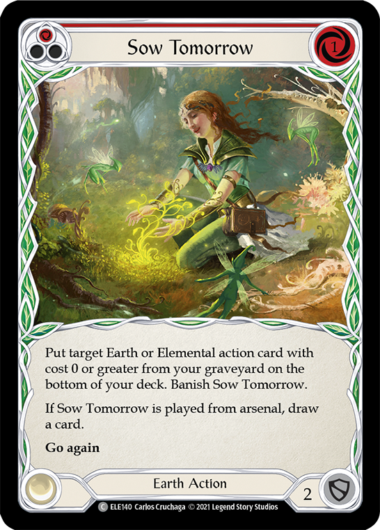 Sow Tomorrow (Red) [Tales of Aria 1st Edition] 1st Edition Normal