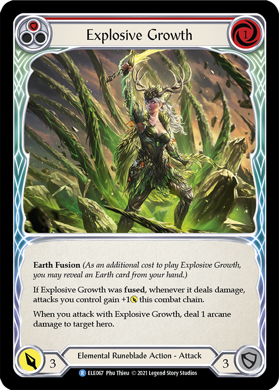 Explosive Growth (Red) [Tales of Aria 1st Edition] 1st Edition Normal